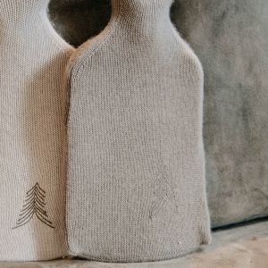 Cashmere Wärmeflasche Hellgrau - Forsthofgut Home Collection 1