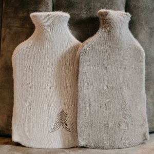 Cashmere Hot Water Bottle light grey - Forsthofgut Home Collection 2